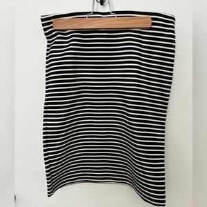 Loft Stripe Pencil Skirt